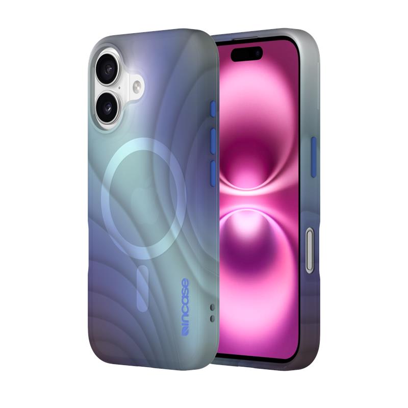 Incase Halo maciņš MagSafe - maciņš iPhone 16 (Tidal Ocean)