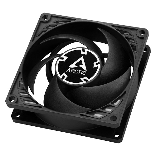 ARCTIC P8 PWM PST Pressure-Optimised Fan, 4-pin, 80mm, Melns