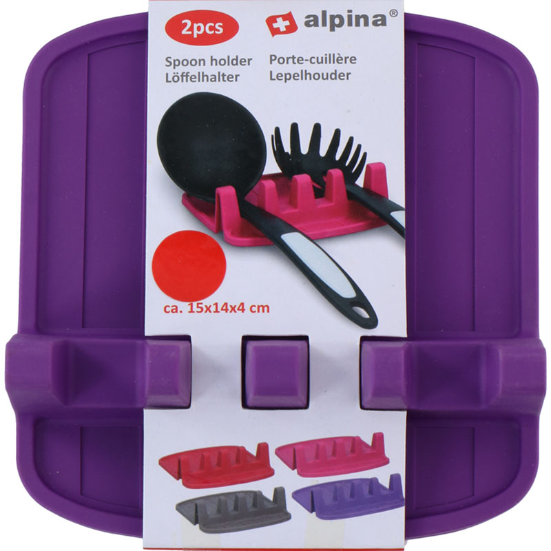 Подставки Alpina для кухонных принадлежностей, 2 шт., фиолетовые