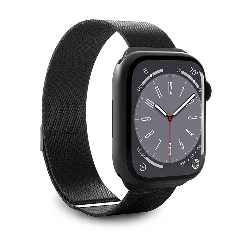 Puro Milanese nerūsējošā tērauda Apple Watch siksniņa 38/40/41mm - melns