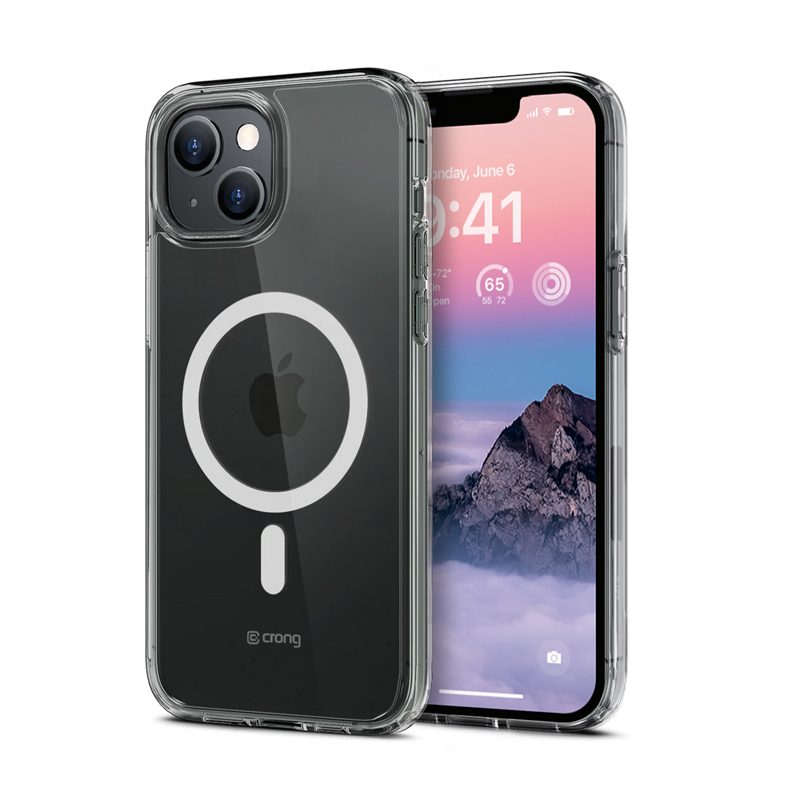 Crong Clear MAG Cover - iPhone 14 Plus MagSafe maciņš (Clear)