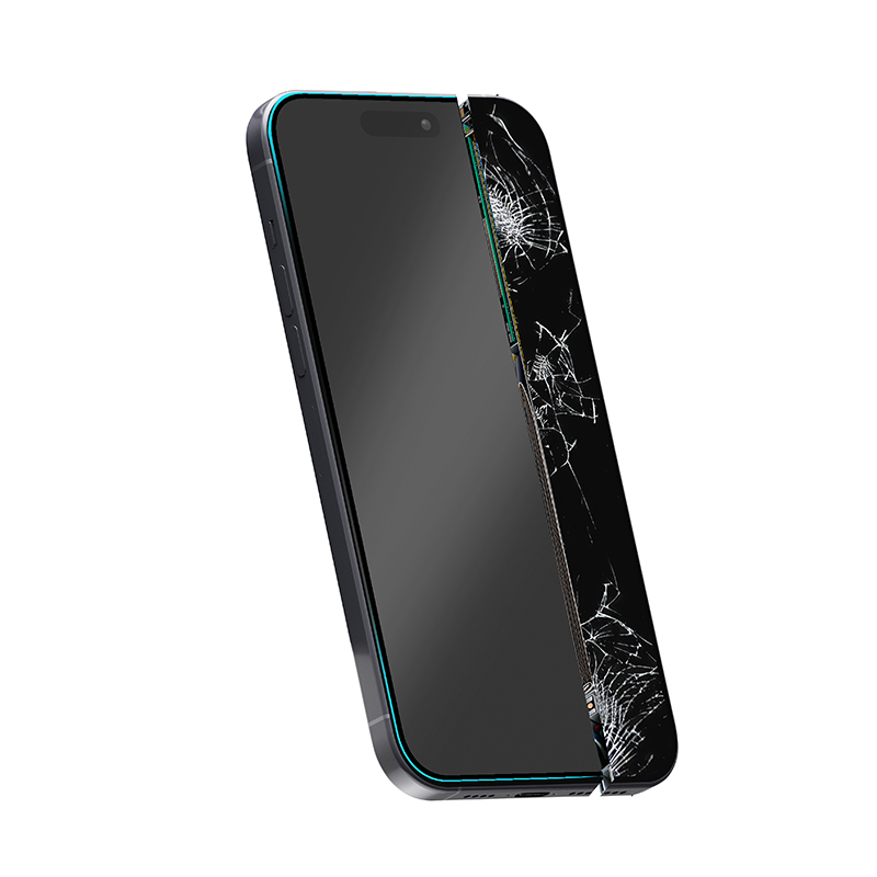 Crong Nano Glass - Shatterproof hybrid glass iPhone 15 Pro Max