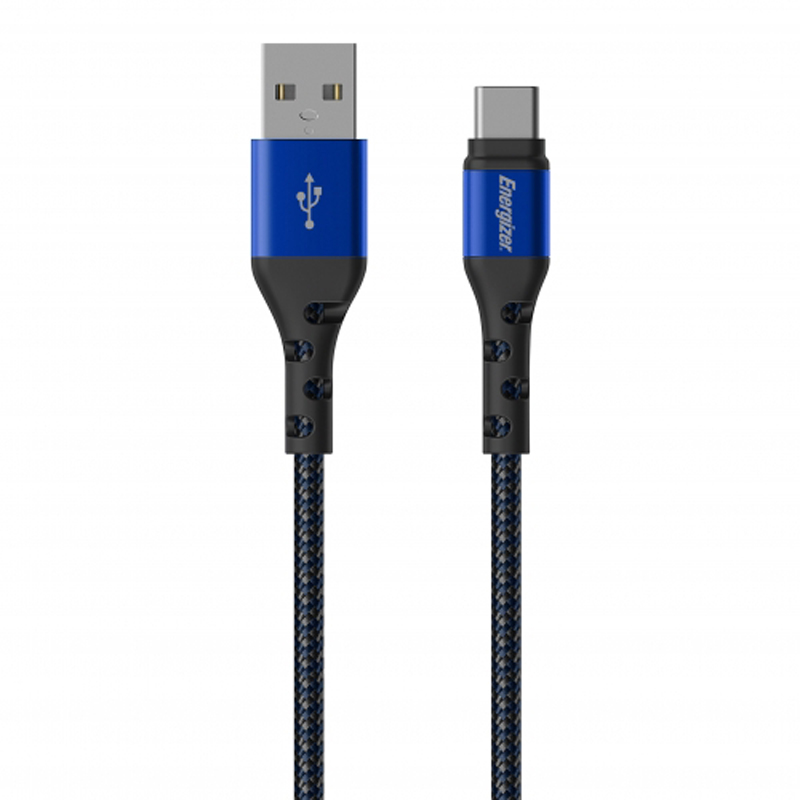 Energizer Ultimate - USB-A to USB-C connecting kabelis 2m (zils)