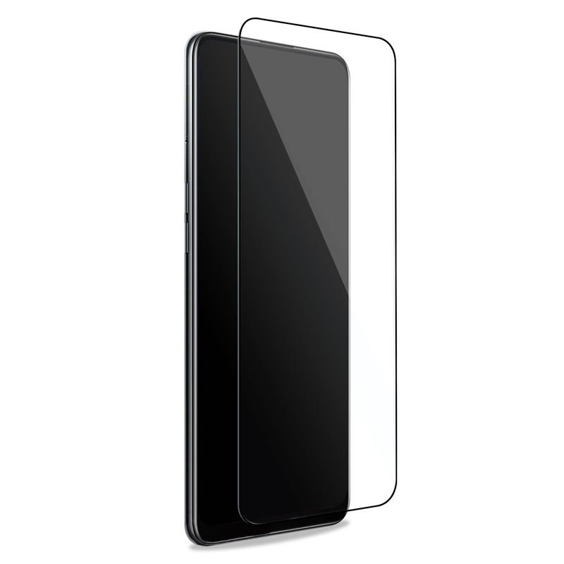 PURO Frame Tempered Glass - Oppo A94 5G Tempered Glass aizsargājošs Glass (melns Frame)