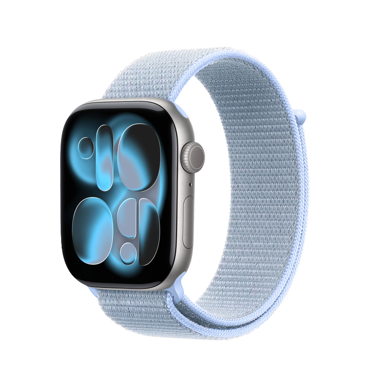 Crong Nylon - Sport Band for Apple Watch 38/40/41/42 mm (Cool Blue)