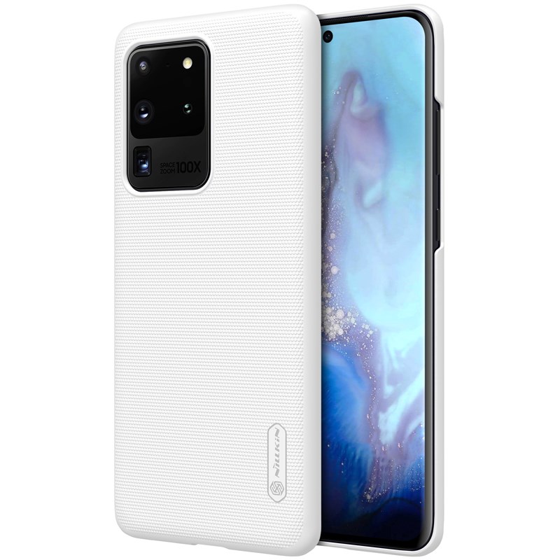 Nillkin Super Frosted Shield - maciņš Samsung Galaxy S20 Ultra (balts)