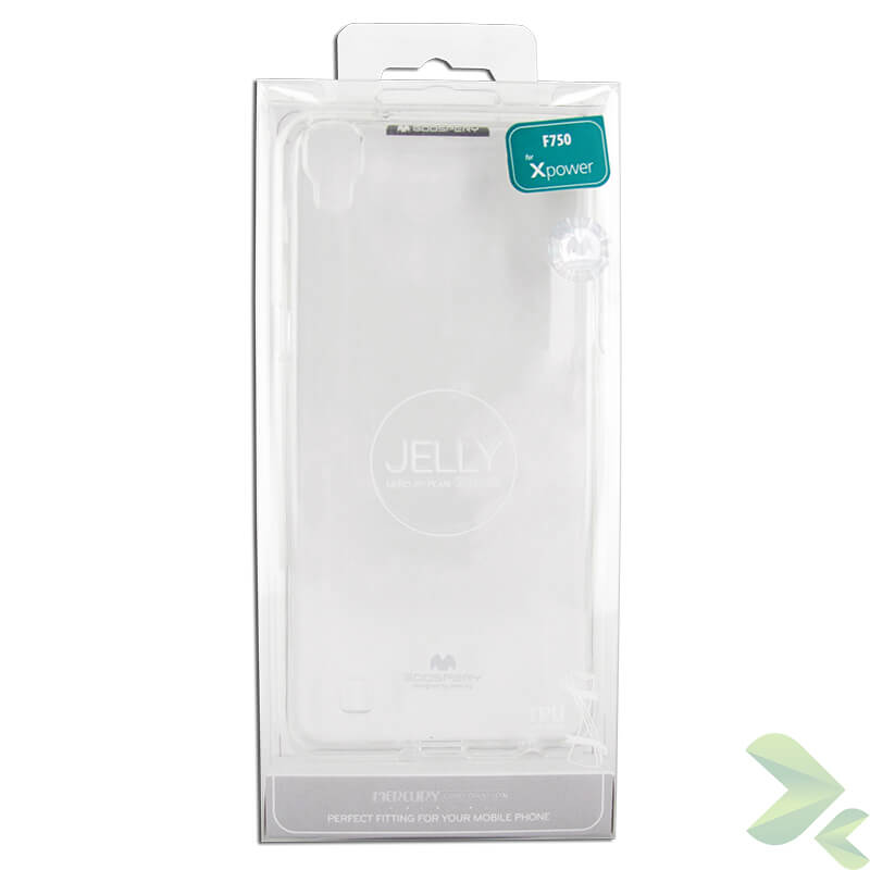 Mercury caurspīdīgs Jelly - maciņš LG X Power (Clear)