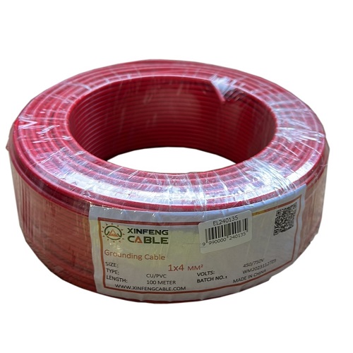 Grounding Kabelis, cooper, 4 mm2, 100m