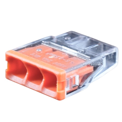 Savienotājs vadiem, 3x 0.5-2.5mm², 24A, 450V, 100 gab.