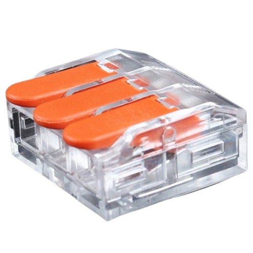 Splicing Connector ar Lever, 3x 0.5-6.0mm², 41A, 450V, 20pcs