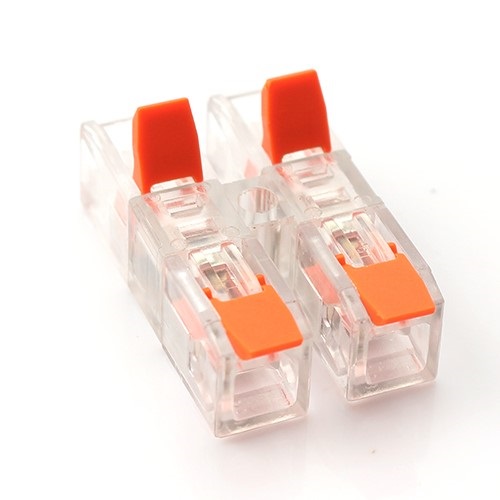 Splicing Connector, Inline ar Lever, 2-2, 0.2–4.0mm², 32A, 450V, 20pcs