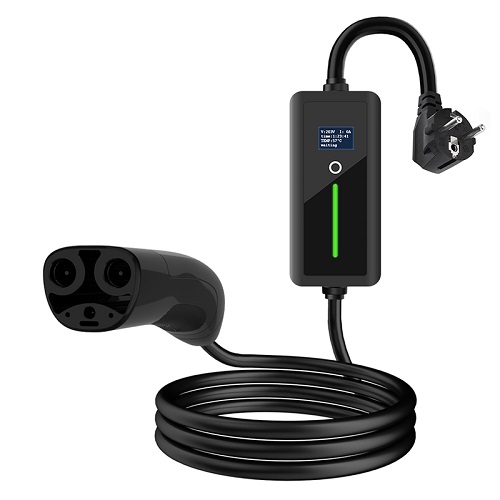 EV Lādētājs priekš TESLA NACS - Schuko (220V), 8-16A, 3.5kW, 1-phase, 5m