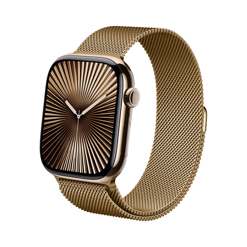 Crong Milano Steel - Stainless Steel siksniņa Apple Watch 38/40/41/42 mm (Rose zeltains)