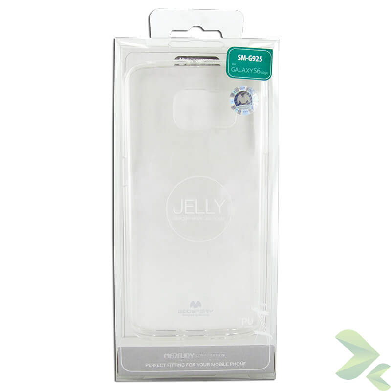 Mercury caurspīdīgs Jelly - maciņš Samsung Galaxy S6 Edge (Clear)