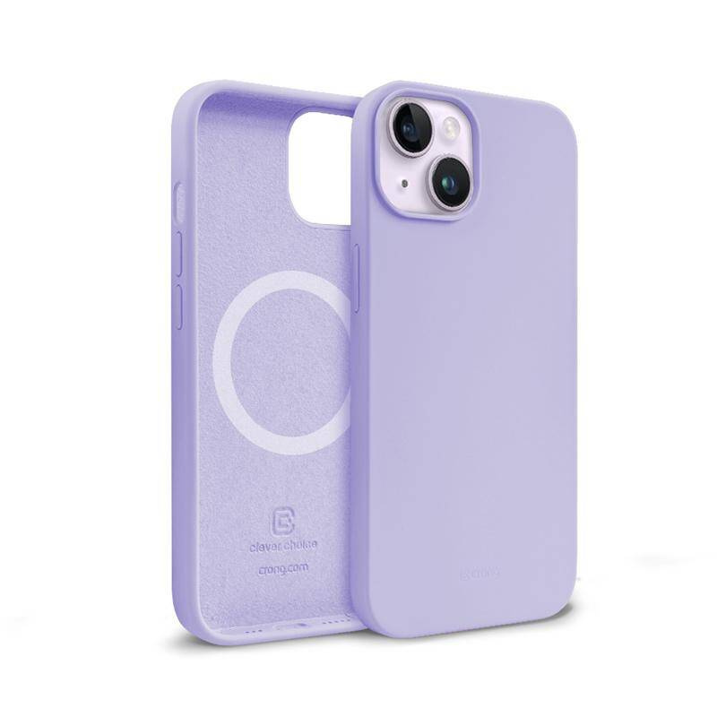 Crong Color Cover Magnetic - iPhone 14 Plus MagSafe maciņš (violets)