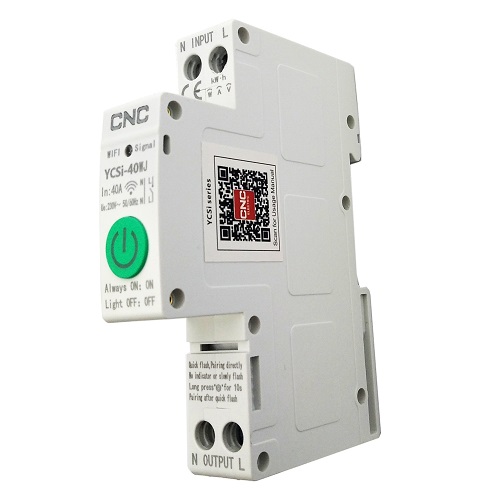 TUYA viedais slēdzis 1 kanāls, Wi-Fi, 40A