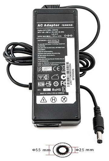 Laptop Power Adapter LENOVO 72W: 16V, 4.5A