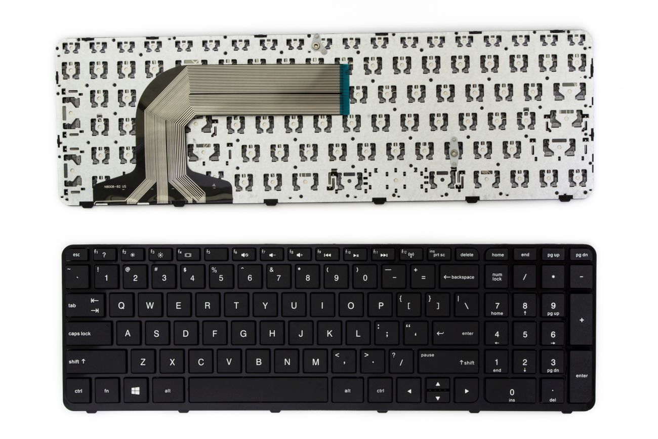 Keyboard HP: Pavilion 17-e152sr with frame
