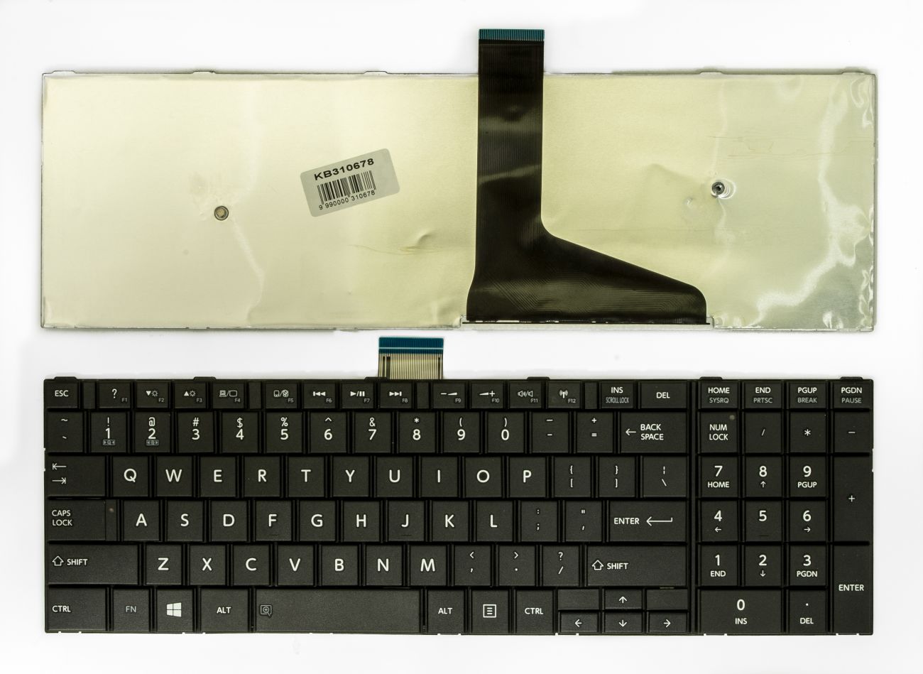 Keyboard TOSHIBA: Satellite C50, C50A, C50-A, C50D-A, C55, C55T, C55D, C55-A, C55D-A