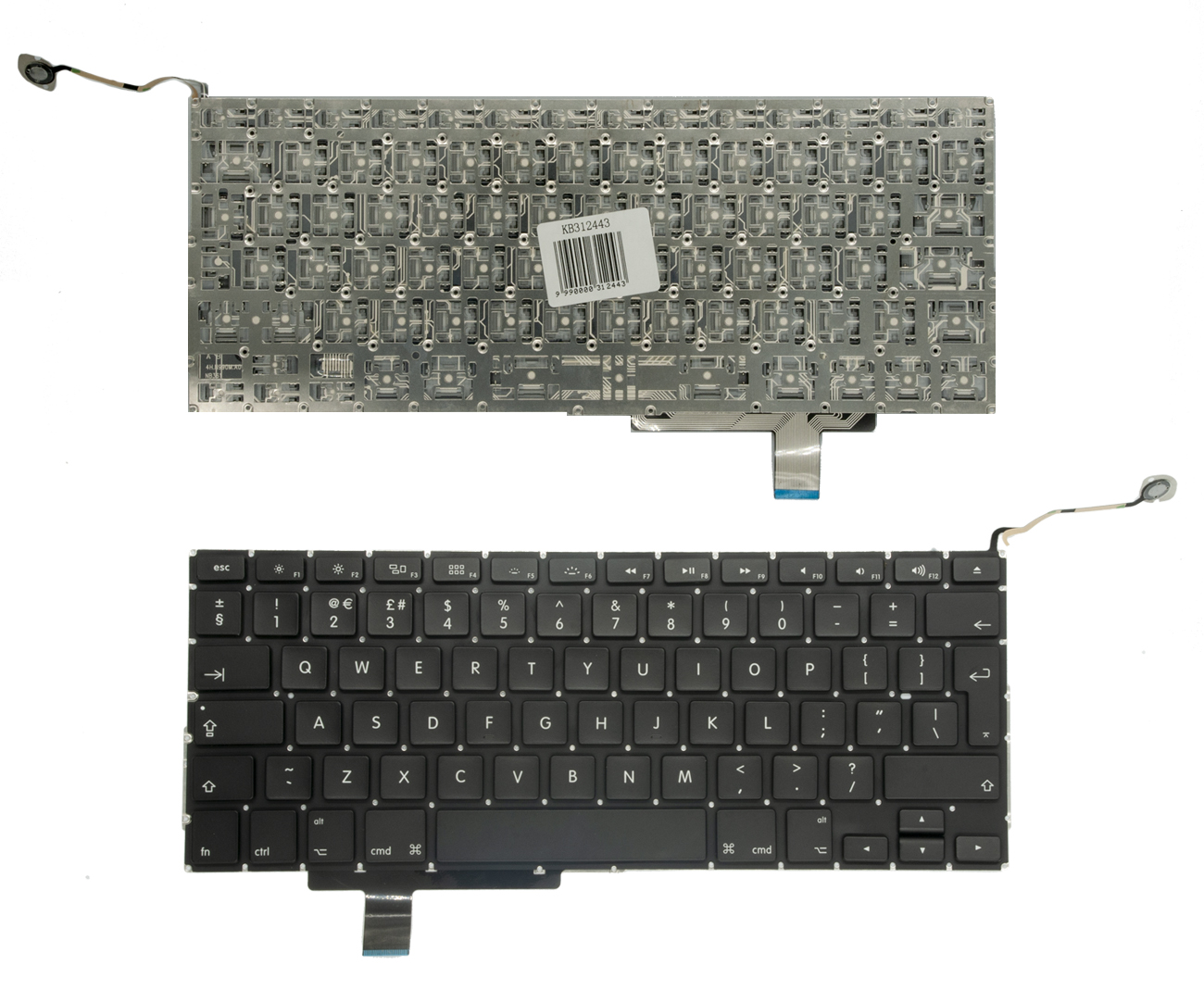 Keyboard for APPLE: MacBook Pro 17" A1297, UK