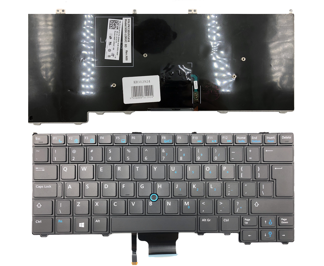 Keyboard Dell: Latitude E7240, E7440, D4HRW UK