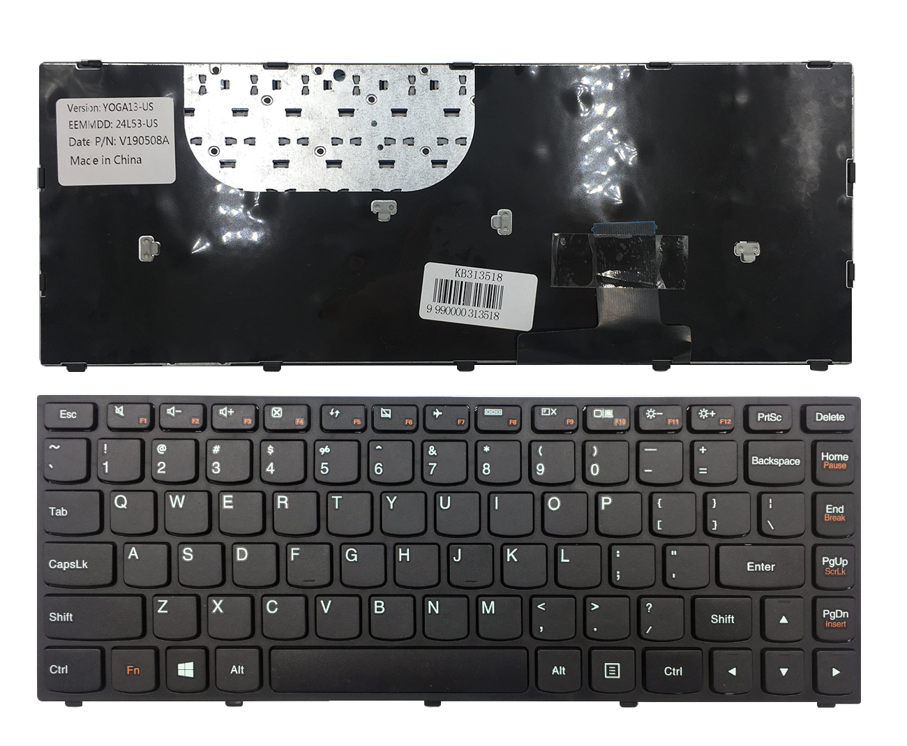 Keyboard Lenovo: IdeaPad Yoga 13 Ultrabook Series 13-IFI 13-ISE