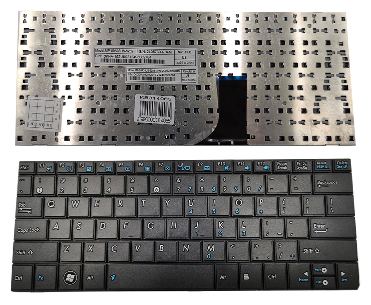 Keyboard ASUS: EEE PC 1001, 1001PXD, 1005, 1005HA