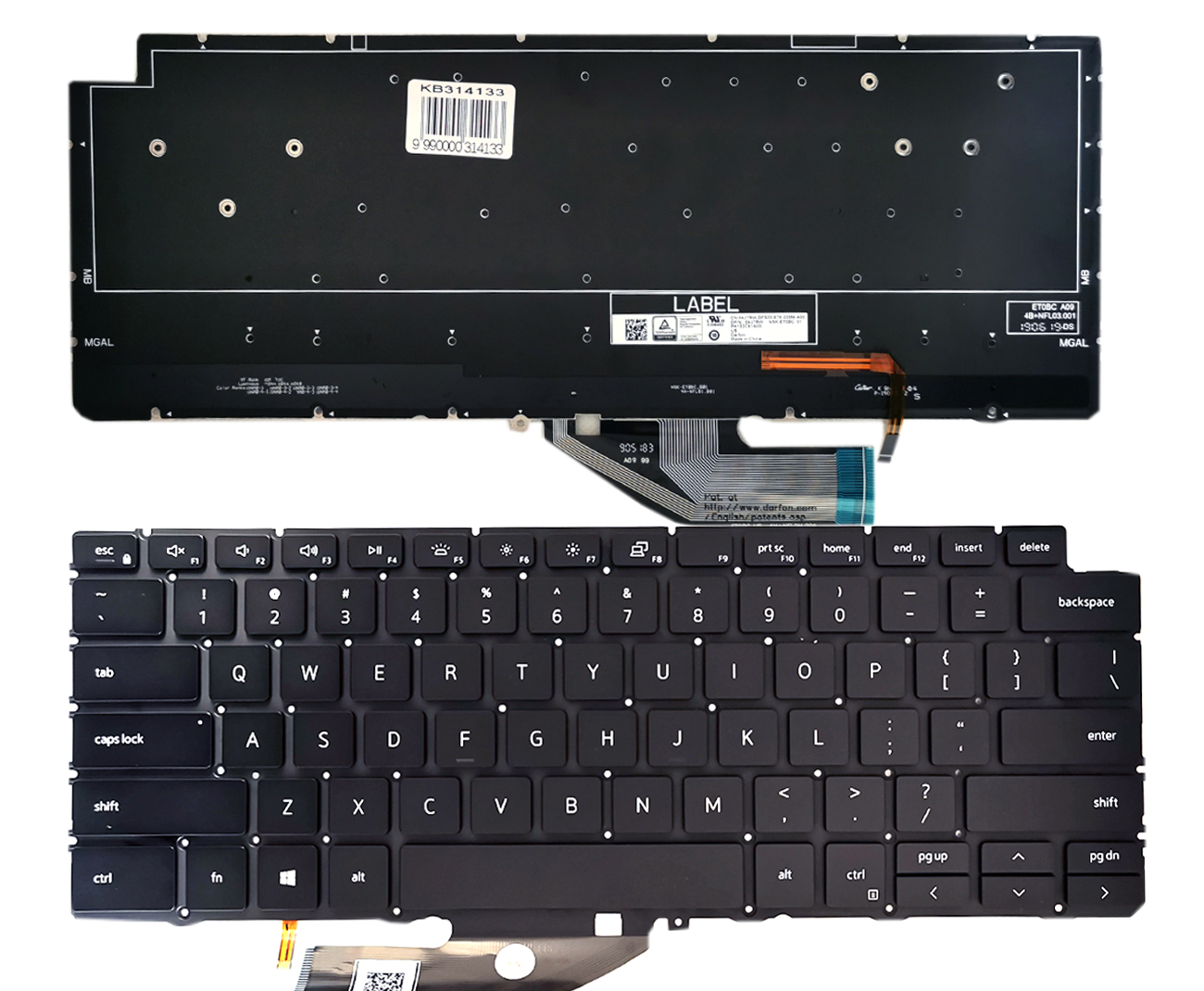 Keyboard DELL XPS 13: 7390, 9730, 9780