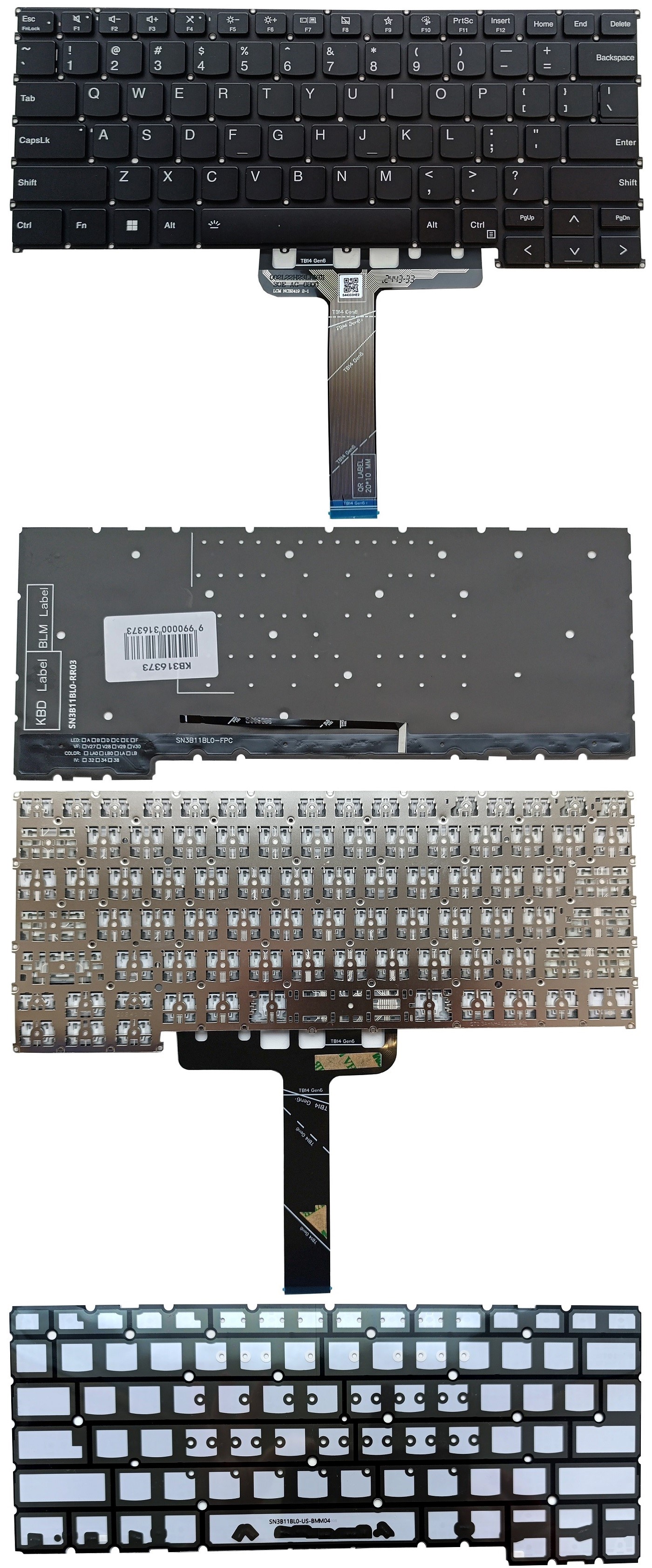 Keyboard LENOVO Thinkbook 14 G6 IRL, with backlight, US