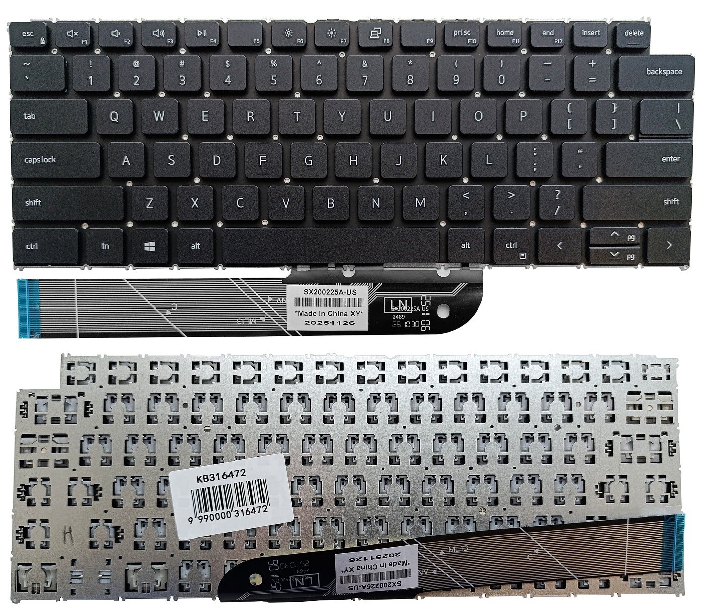 Keyboard DELL Inspiron 5310, 5418, 5620, 7620, 7630, US