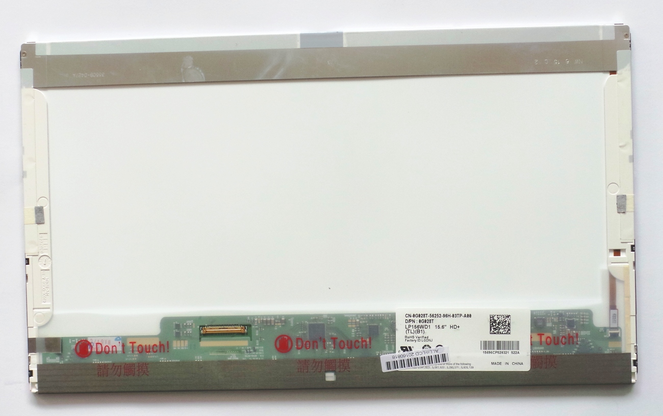 LCD sreen 15.6" 1600x900 HD+, LED, glossy, 40pin (left), A+