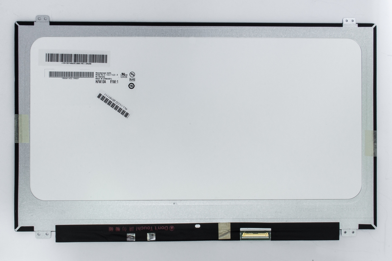LCD sreen with touch 15.6" 1366x768 HD, LED, glossy, 40pin (right), A+