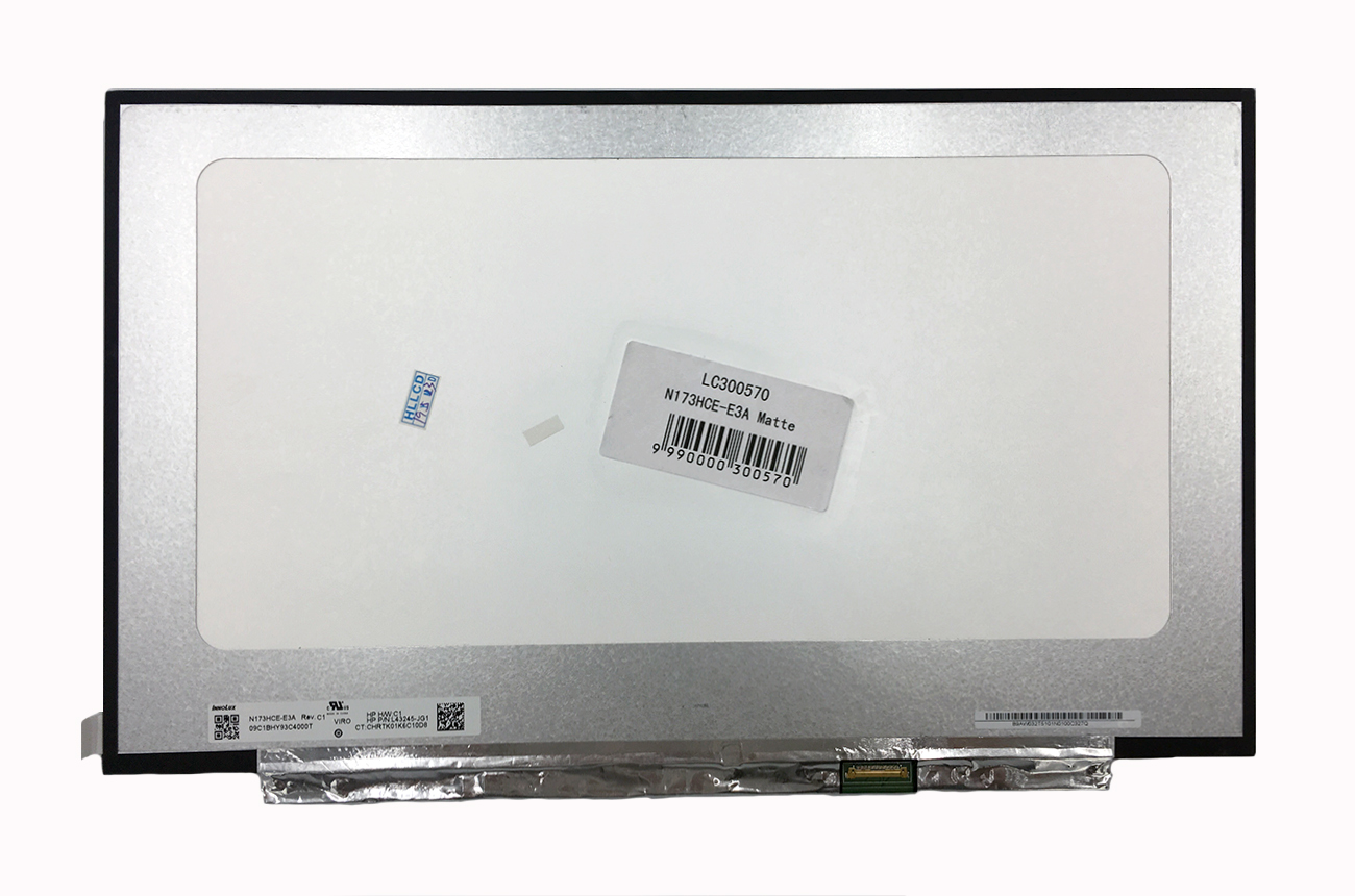 LCD screen 17.3" 1920x1080 FULL HD, LED, IPS, SLIM, matte, 30pin (right) EDP, A+