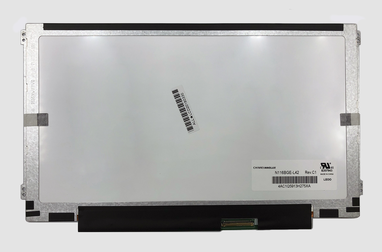 Notebook screen 11.6" 1366x768 HD, LED, SLIM, glossy, 40pin (right), A+