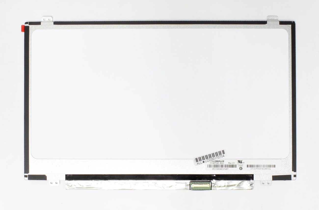 LCD screen 14.0" 1600x900 HD+, LED , SLIM, matte, 30pin (right) EDP,  A+