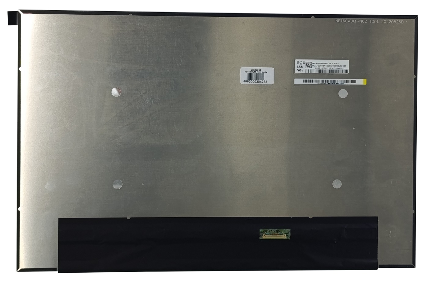 LCD Screen 16.0", 1920*1200, WLED, SLIM, IPS, 60Hz, matte, 30pin (right), A+