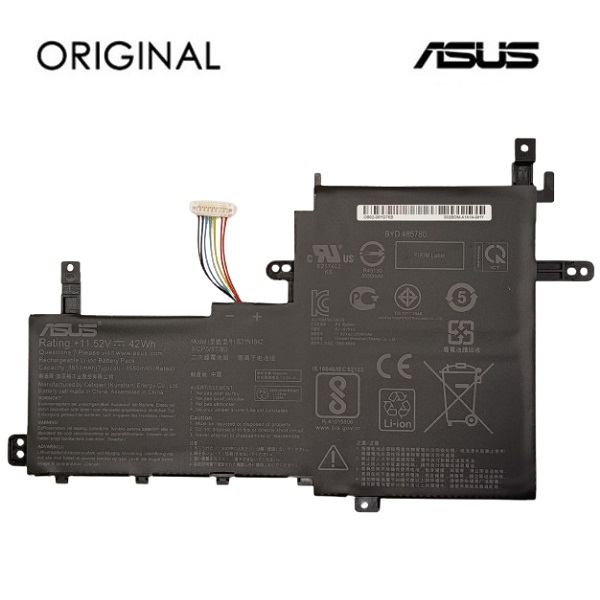 Notebook Battery ASUS B31N1842, 3550mAh, Original