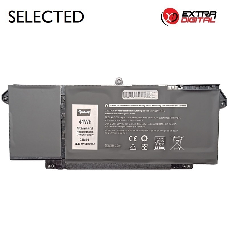 Notebook Battery DELL 9JM71, 3600mAh, Extra Digital Selected