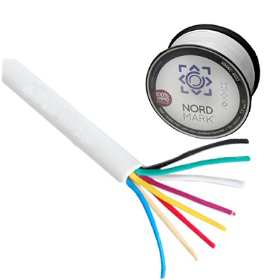 Security un alarm kabelis NMAC-80/22, 8x0.22, 100m