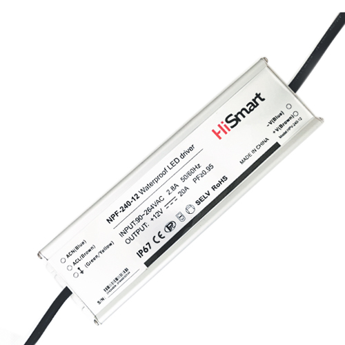 Barošanas avots 12V, 20A, 240W, PFC, IP67