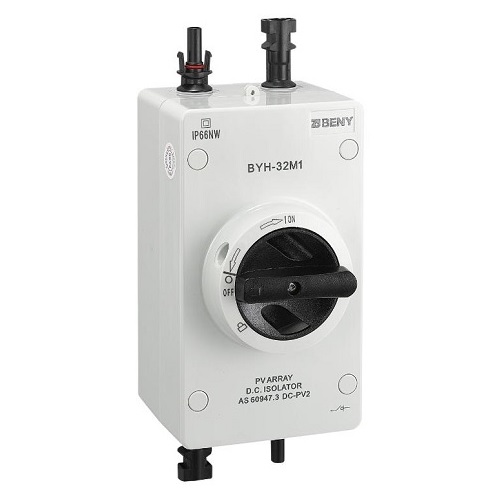 DC izolatora slēdzis - 2P, 32A, 1000VDC, MC4, IP66