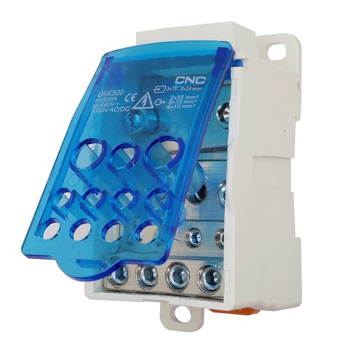 Vienpolu savienojuma kārba 500A