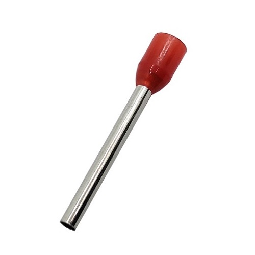 Insulated Cord End Terminal priekš 1.5mm2/16AWG Kabelis, 100pcs