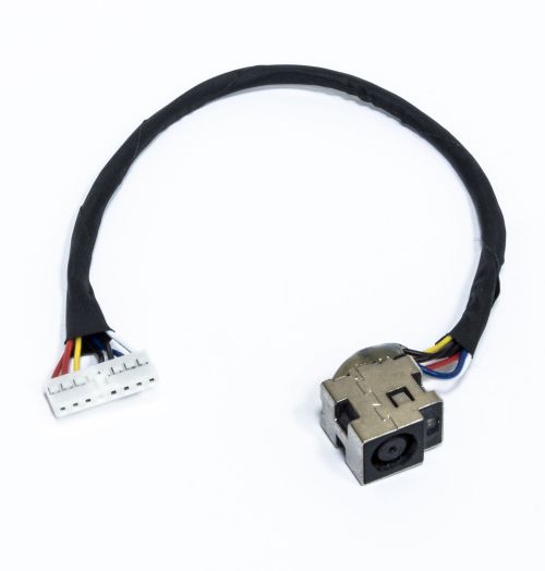 Power jack with cable, HP G62, COMPAQ CQ62