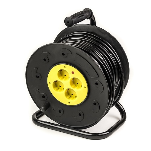 Extension Cord ar Reel 50m, 4 sockets, 3x2.5mm2