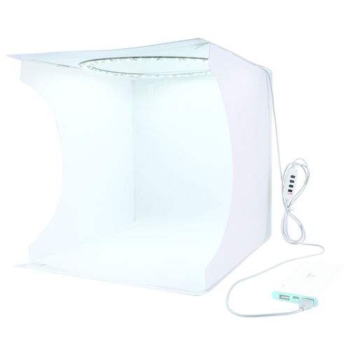 Photo box ar LED lightning, 31x31x32cm