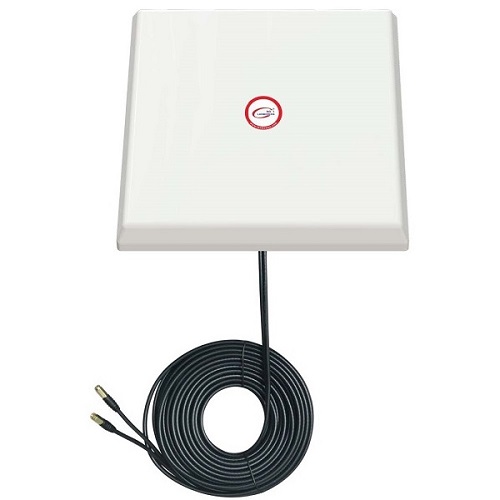 5G / LTE / CBRS 2x2 MIMO antena, 1.7-3.8GHz, 2x 21dBi