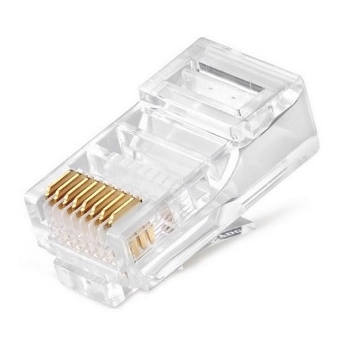 RJ45 Modular Plug priekš UTP CAT6, 100 pcs