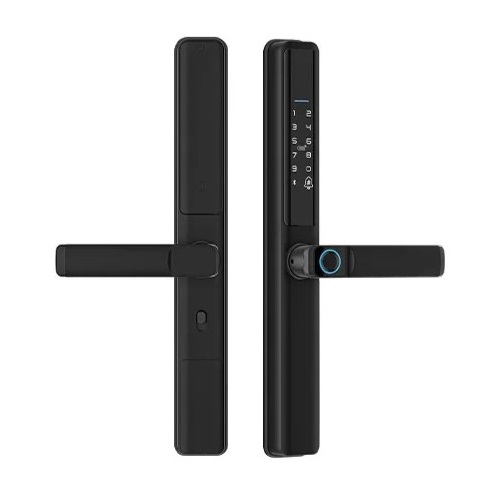 Viedā durvju slēdzene Tuya, Wi-Fi, pirkstu nospiedums, RFID, labā/kreisā roka, reversā
