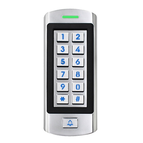 Standalone Access Control ar Keypad un Card Reader, 125KHz EM